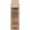 Ekena Millwork 6-in W x 14-in D x 18-in H Balboa Block Rough Cedar Woodgrain TimberThane Outlooker, Primed Tan OUTUR060X14X18BOA44RCPR - alternate 2